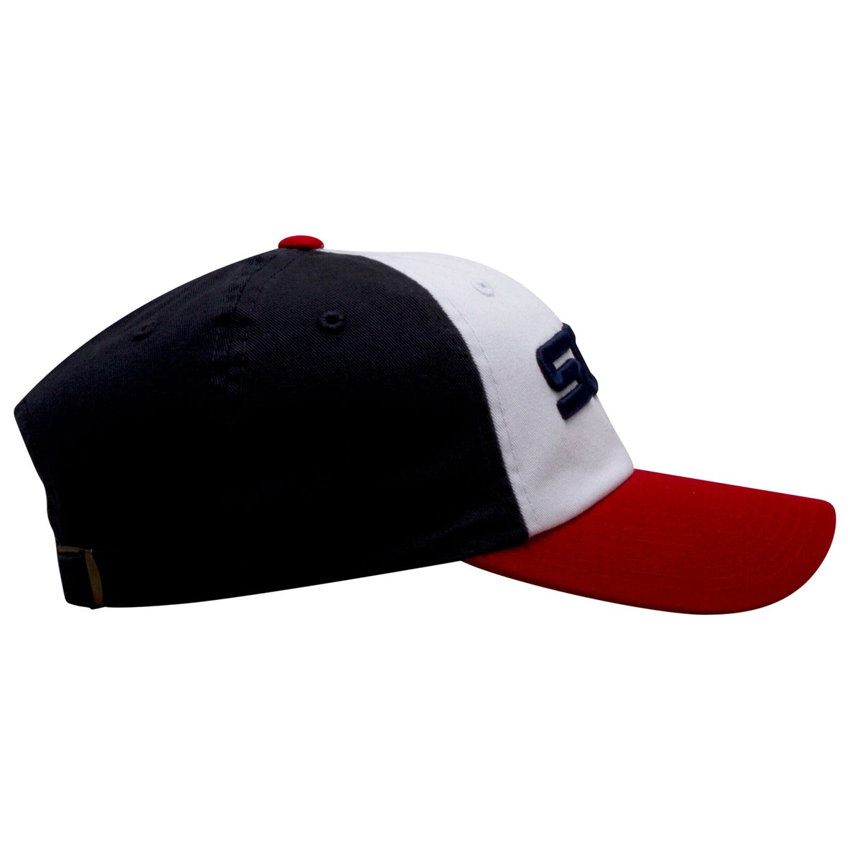Chicago White Sox Red, White, and Navy Horizontal "Sox" Logo Adjustable Hat product image 4, provided for visual reference