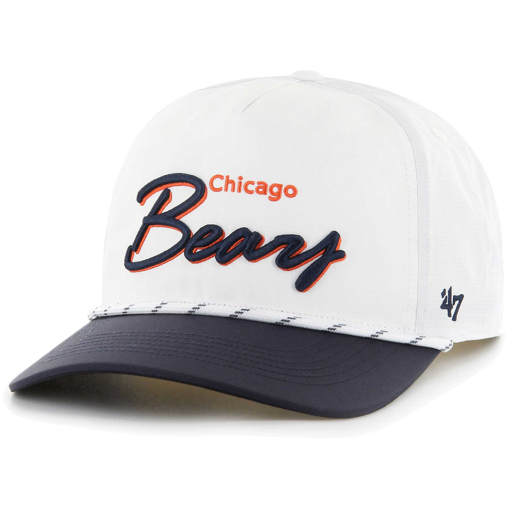 Chicago Bears '47 White Chamberlain Hitch Adjustable Hat product image 1, provided for visual reference and product detail