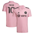 Lionel Messi Inter Miami CF Adidas Men Pink Replica Jersey product image 1, provided for visual reference and product detail