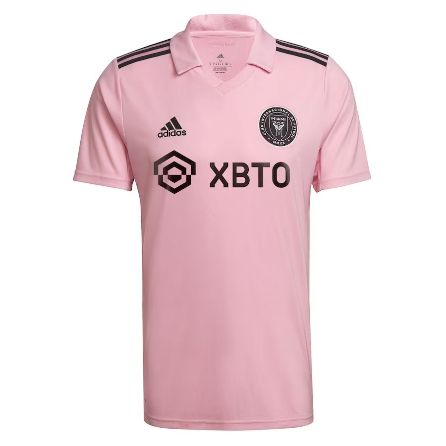 Lionel Messi Inter Miami CF Adidas Men Pink Replica Jersey product image 2, provided for visual reference and product detail