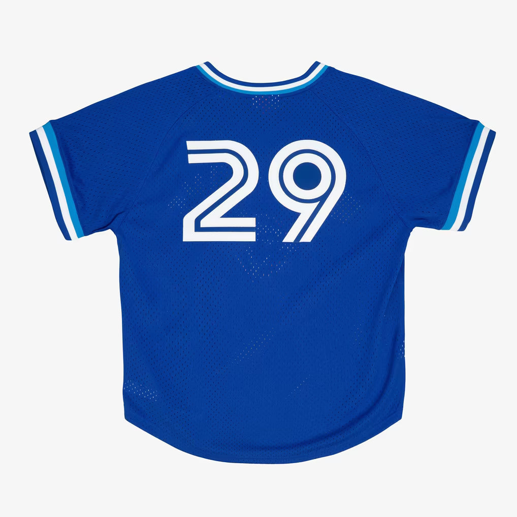 Joe Carter Toronto Blue Jays MLB Mitchell & Ness Men Royal Blue 1993 Authentic BP Jersey product image 2, provided for