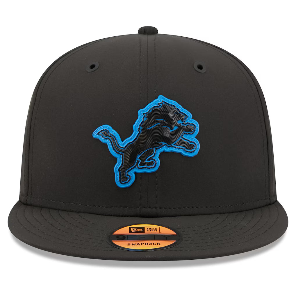 Detroit Lions NFL New Era Men Black 9Fifty 2026 Sideline Snapback product image 3, provided for visual reference and product