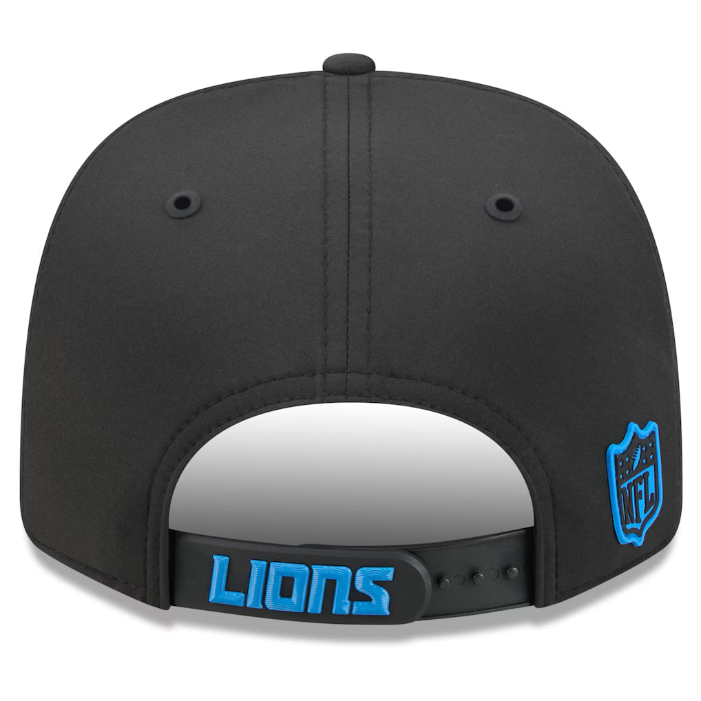 Detroit Lions NFL New Era Men Black 9Seventy 2026 Sideline Stretch Snapback product image 2, provided for visual reference