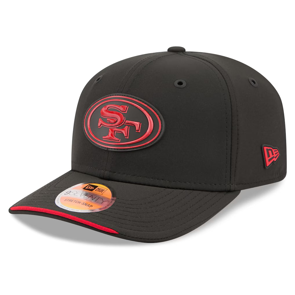 San Francisco 49ers NFL New Era Men Black 9Seventy 2026 Sideline Stretch Snapback product image 1, provided for visual