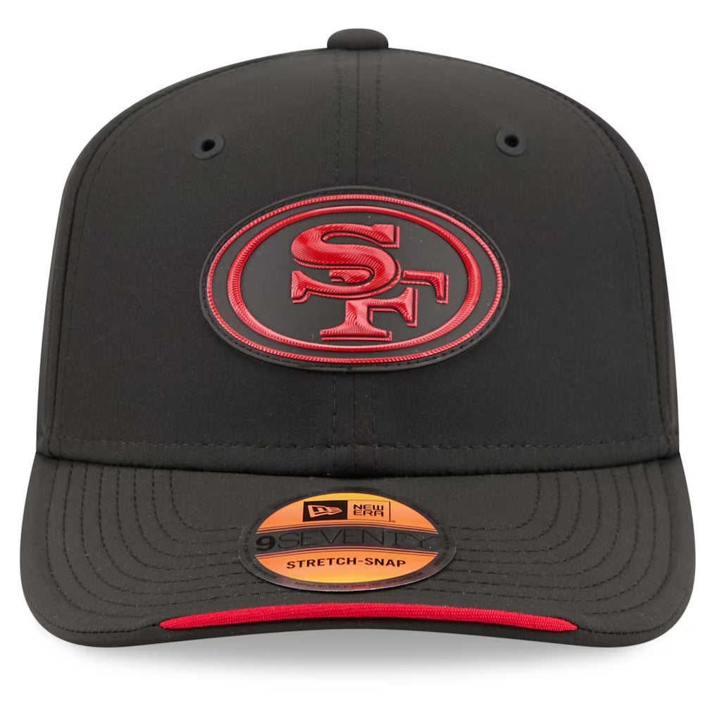 San Francisco 49ers NFL New Era Men Black 9Seventy 2026 Sideline Stretch Snapback product image 3, provided for visual