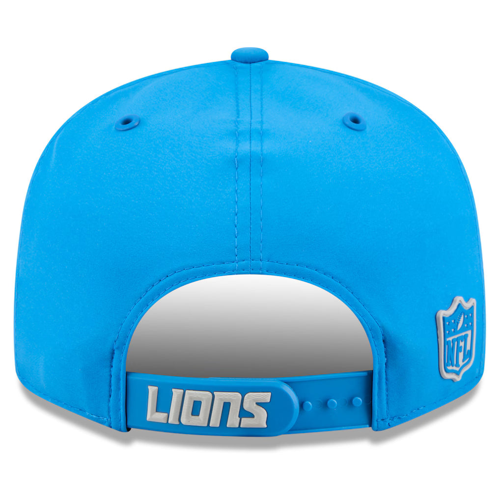 Detroit Lions NFL New Era Men Honolulu Blue 9Fifty 2026 Sideline Snapback product image 4, provided for visual reference and