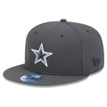 Dallas Cowboys NFL New Era Men Charcoal 9Fifty 2026 Sideline Cold Weather Snapback product image 1, provided for visual