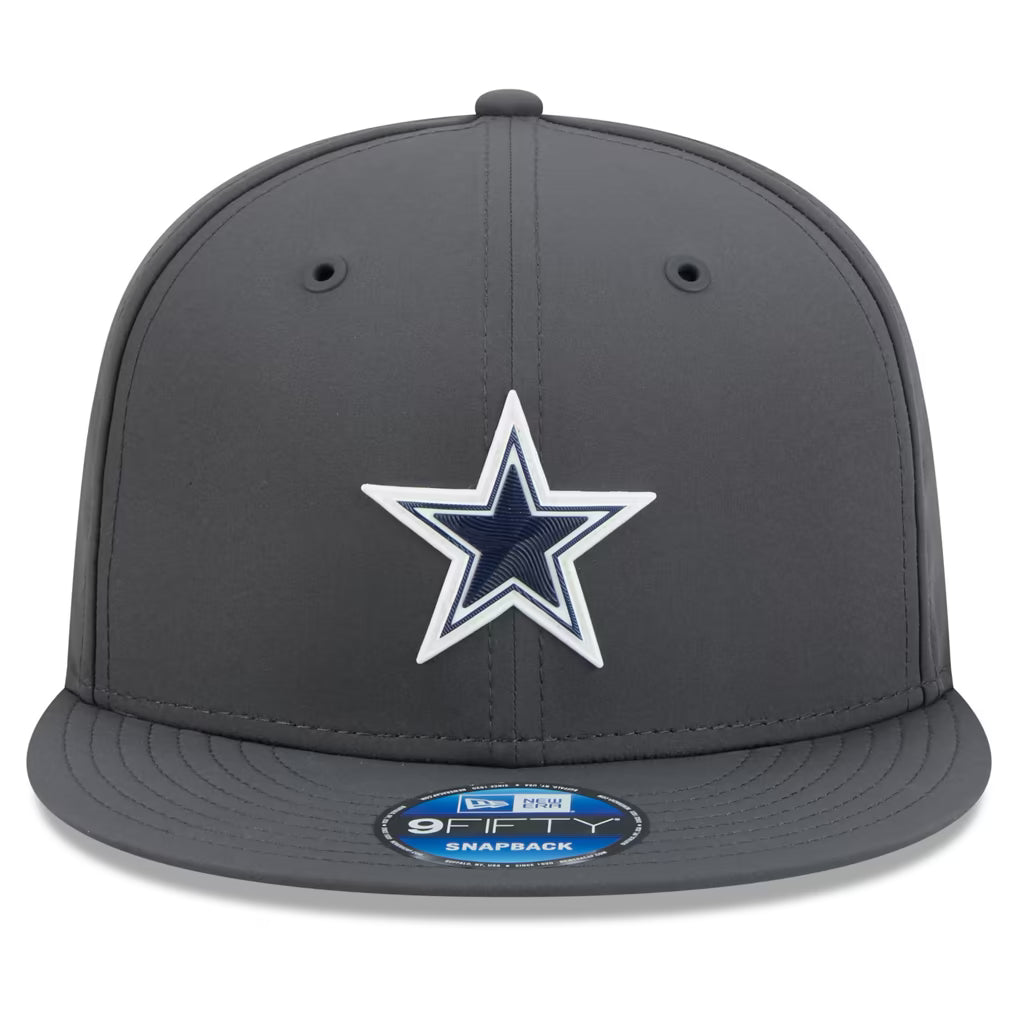 Dallas Cowboys NFL New Era Men Charcoal 9Fifty 2026 Sideline Cold Weather Snapback product image 7, provided for visual