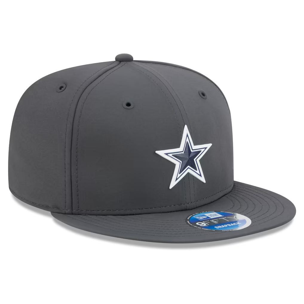 Dallas Cowboys NFL New Era Men Charcoal 9Fifty 2026 Sideline Cold Weather Snapback product image 6, provided for visual