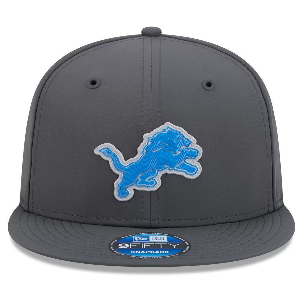 Detroit Lions NFL New Era Men Charcoal 9Fifty 2026 Sideline Cold Weather Snapback product image 4, provided for visual