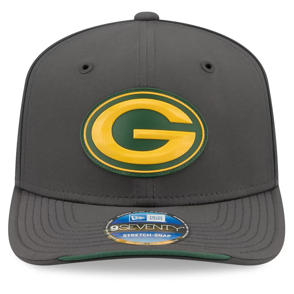Green Bay Packers NFL New Era Men Charcoal 9Seventy 2026 Sideline Cold Weather Stretch Snapback product image 7, provided