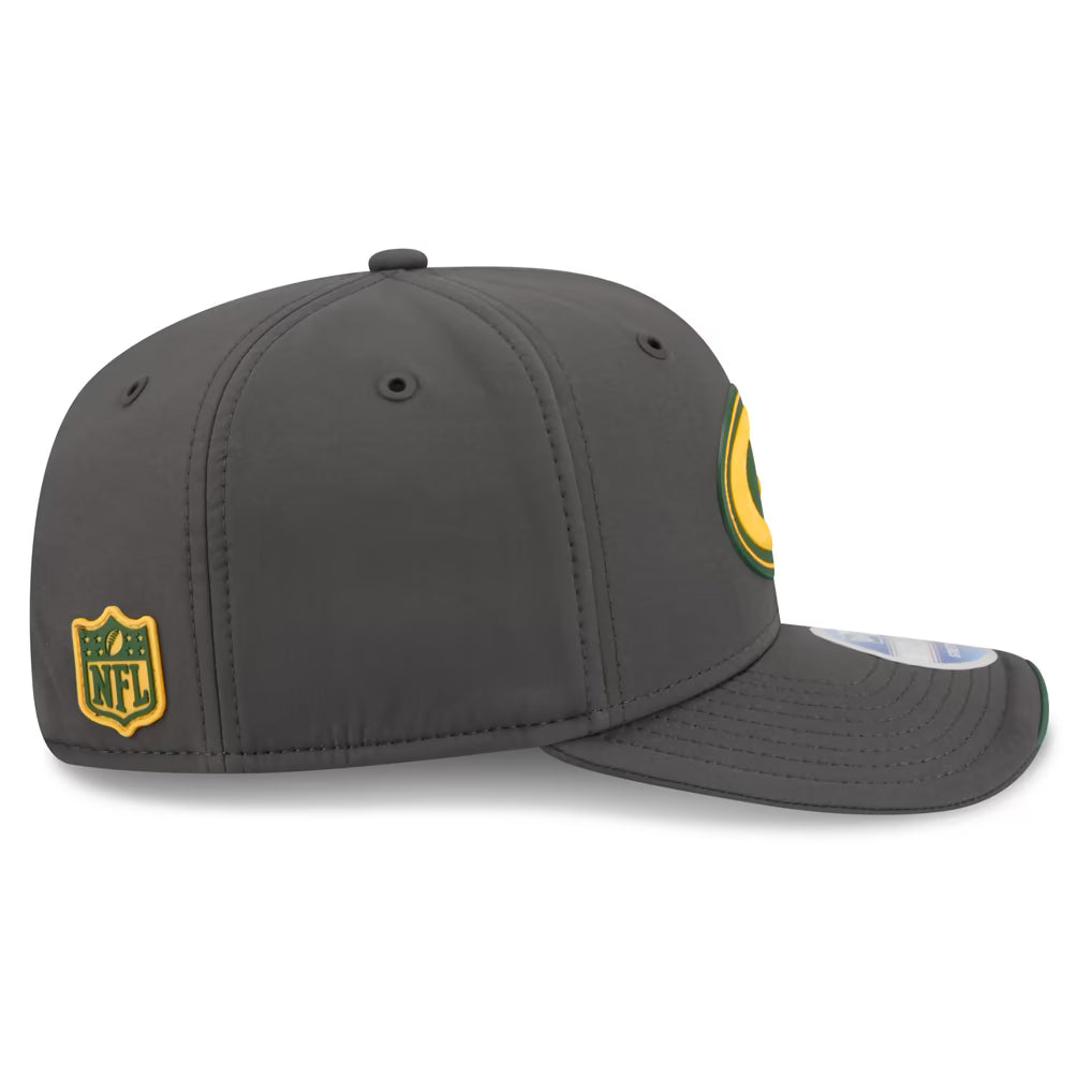Green Bay Packers NFL New Era Men Charcoal 9Seventy 2026 Sideline Cold Weather Stretch Snapback product image 4, provided