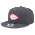 Kansas City Chiefs NFL New Era Men Charcoal 9Fifty 2026 Sideline Cold Weather Snapback product image 1, provided for visual