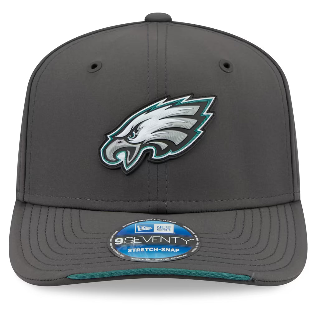 Philadelphia Eagles NFL New Era Men Charcoal 9Seventy 2026 Sideline Cold Weather Stretch Snapback product image 7, provided