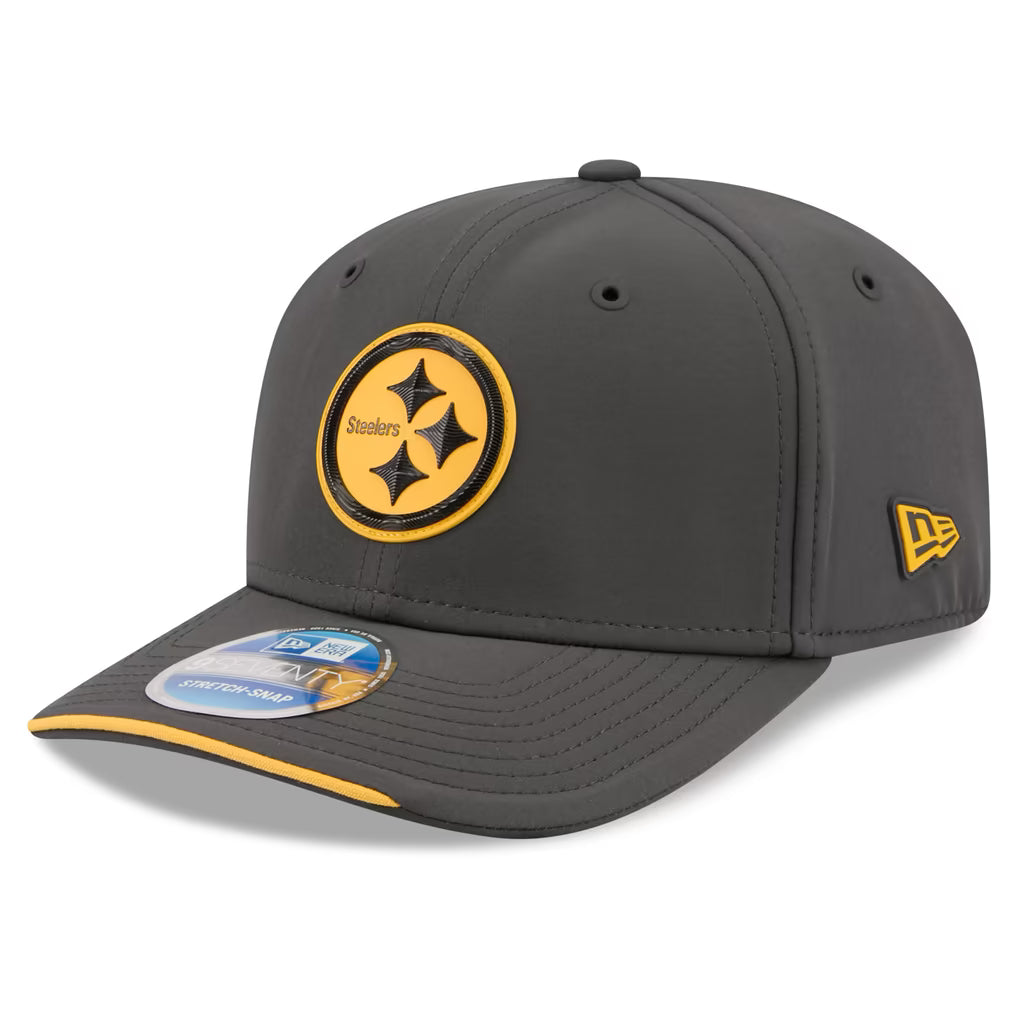 Pittsburgh Steelers NFL New Era Men Charcoal 9Seventy 2026 Sideline Cold Weather Stretch Snapback product image 1, provided
