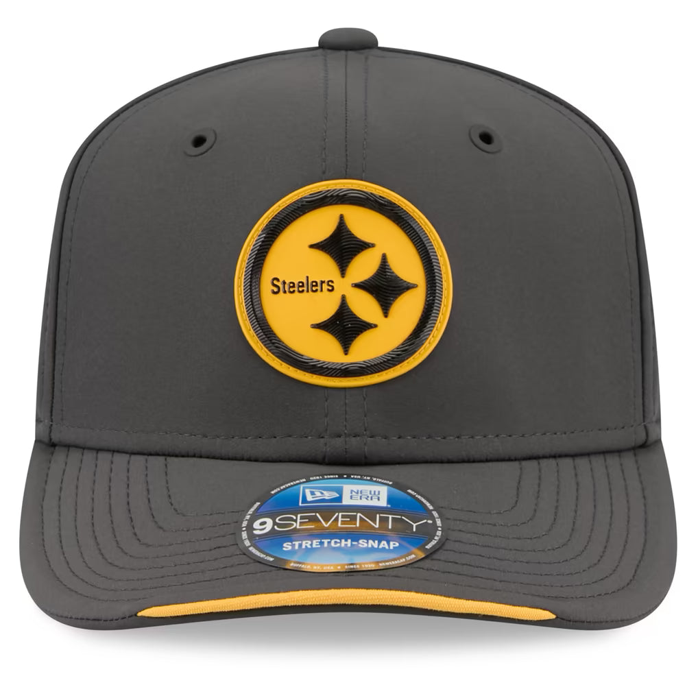 Pittsburgh Steelers NFL New Era Men Charcoal 9Seventy 2026 Sideline Cold Weather Stretch Snapback product image 7, provided