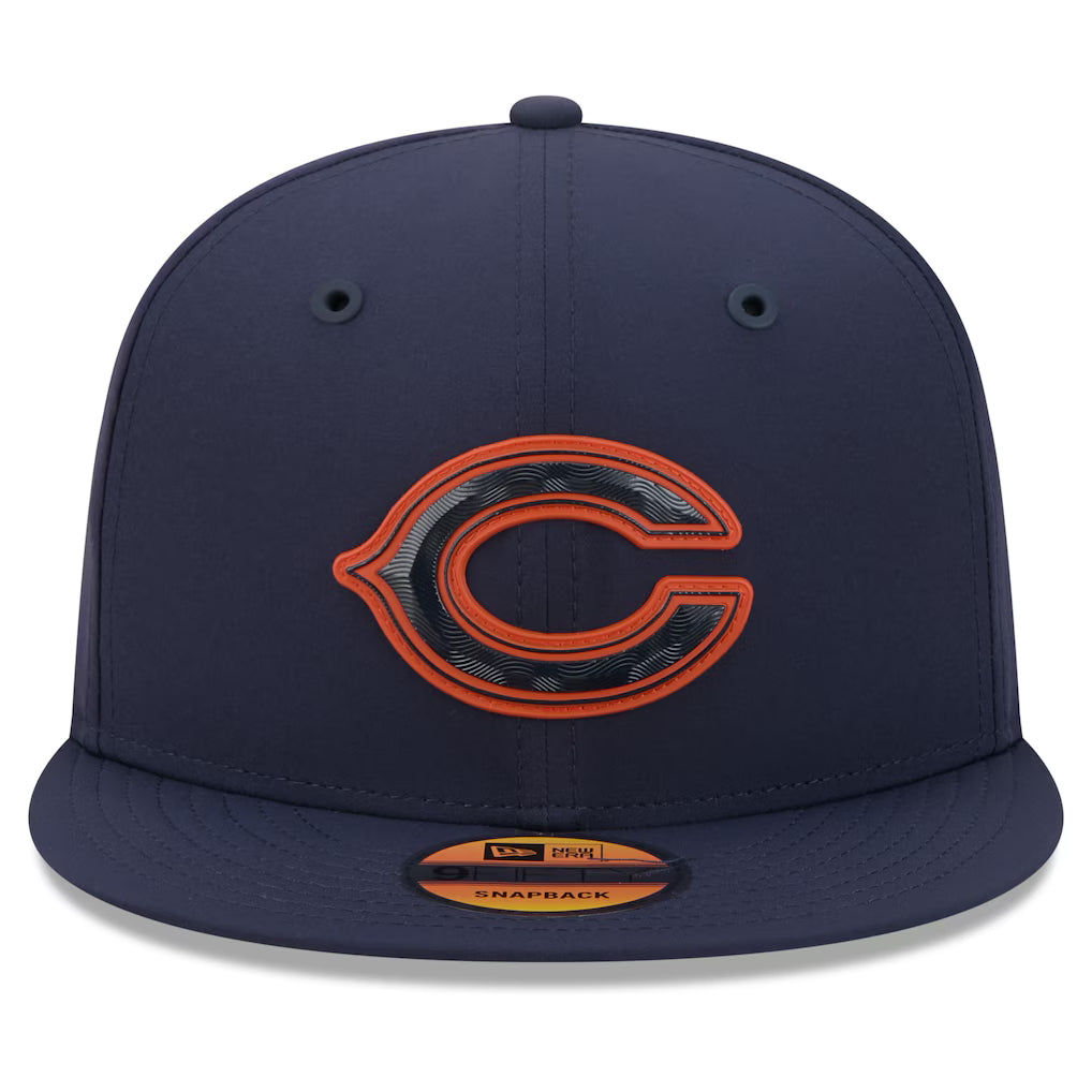 Chicago Bears NFL New Era Men Navy 9Fifty 2026 Sideline Snapback product image 3, provided for visual reference and product