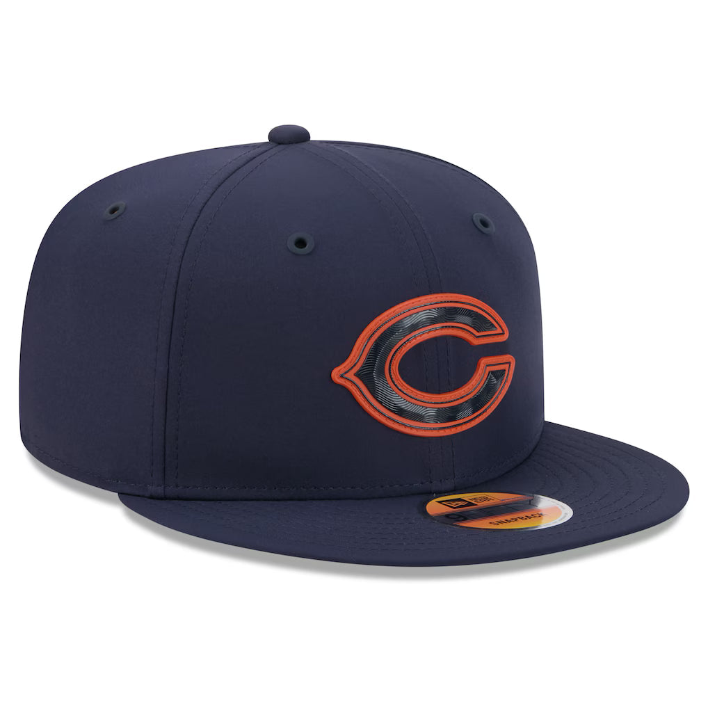 Chicago Bears NFL New Era Men Navy 9Fifty 2026 Sideline Snapback product image 4, provided for visual reference and product
