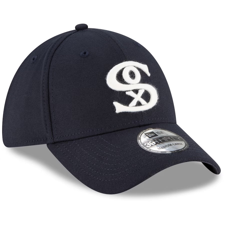 Chicago White Sox New Era Navy 1917 Field of Dreams 39THIRTY Flex Fit Hat product image 1, provided for visual reference and