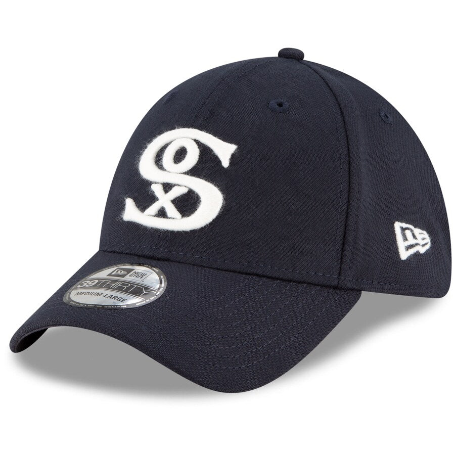 Chicago White Sox New Era Navy 1917 Field of Dreams 39THIRTY Flex Fit Hat product image 3, provided for visual reference and