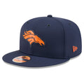Denver Broncos NFL New Era Men Navy 59Fifty 2026 Sideline Fitted Hat product image 1, provided for visual reference and