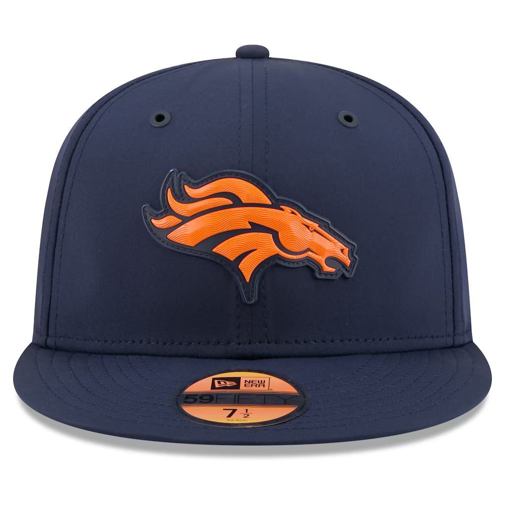 Denver Broncos NFL New Era Men Navy 59Fifty 2026 Sideline Fitted Hat product image 3, provided for visual reference and