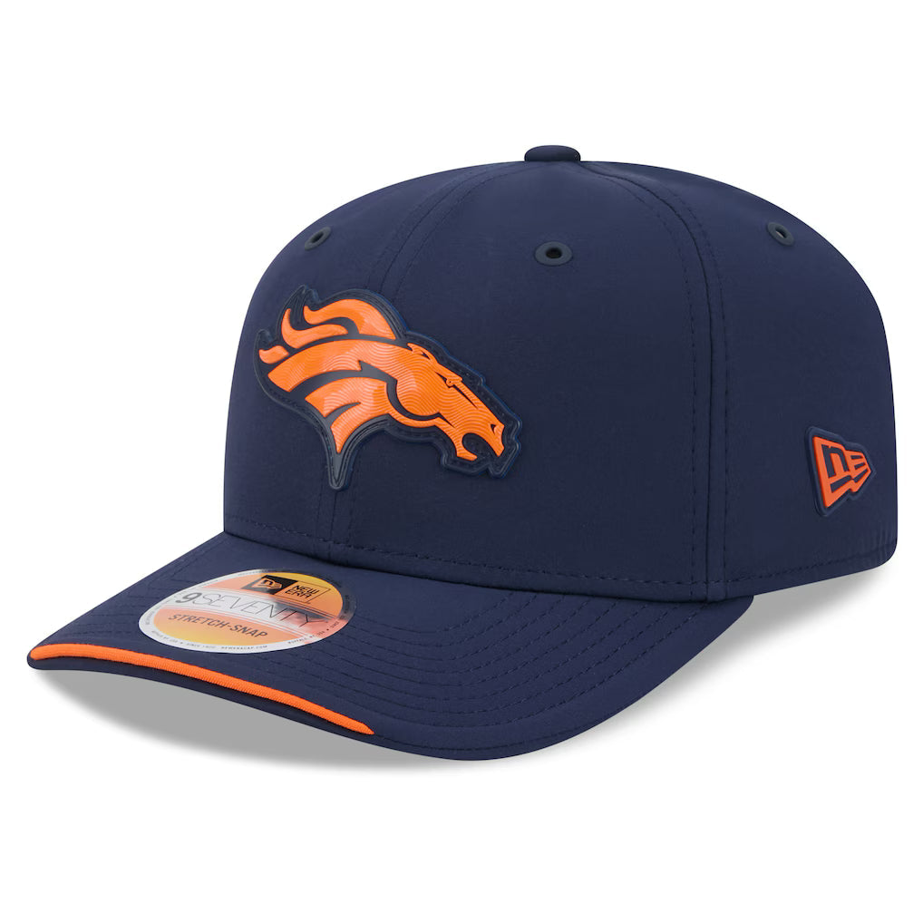 Denver Broncos NFL New Era Men Navy 9Seventy 2026 Sideline Stretch Snapback product image 1, provided for visual reference
