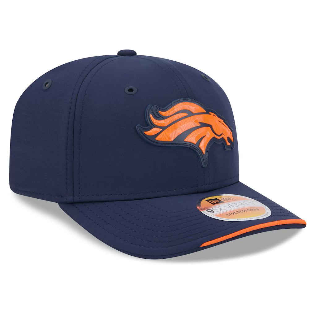 Denver Broncos NFL New Era Men Navy 9Seventy 2026 Sideline Stretch Snapback product image 3, provided for visual reference