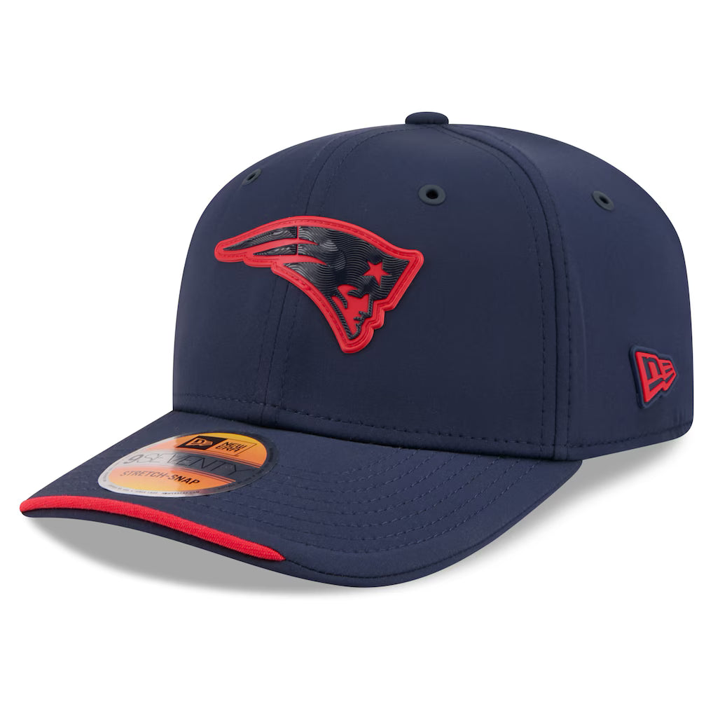 New England Patriots NFL New Era Men Navy 9Seventy 2026 Sideline Stretch Snapback product image 1, provided for visual