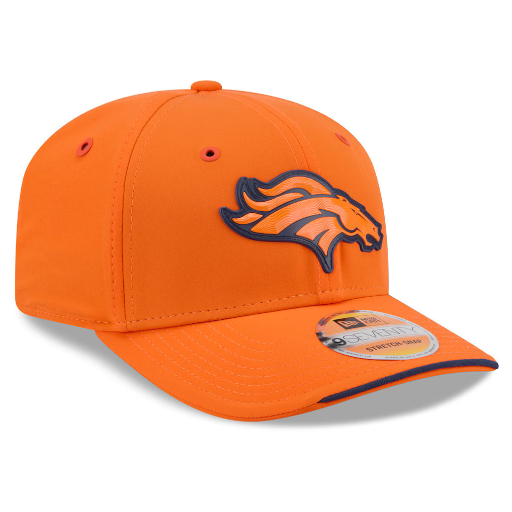 Denver Broncos NFL New Era Men Orange 9Seventy 2026 Sideline Stretch Snapback product image 3, provided for visual reference