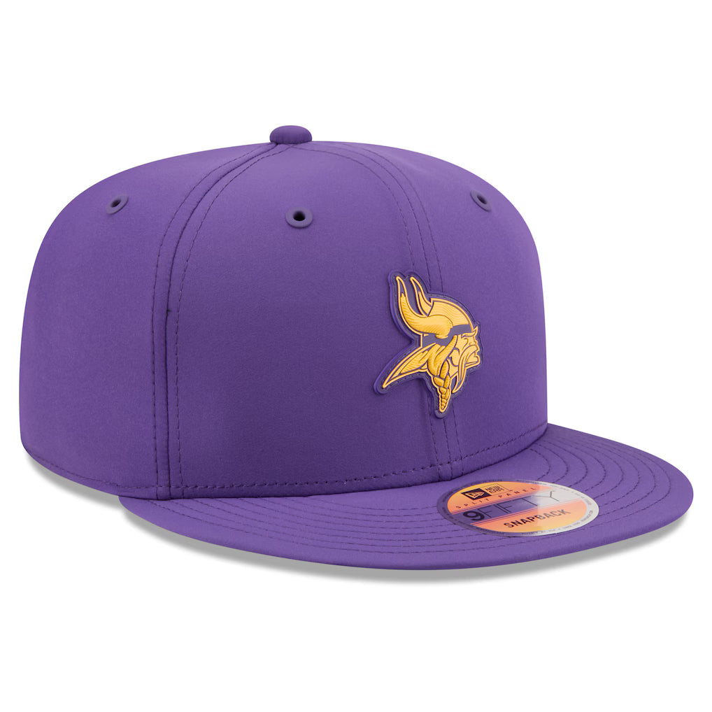 Minnesota Vikings NFL New Era Men Purple 9Fifty 2026 Sideline Snapback product image 4, provided for visual reference and