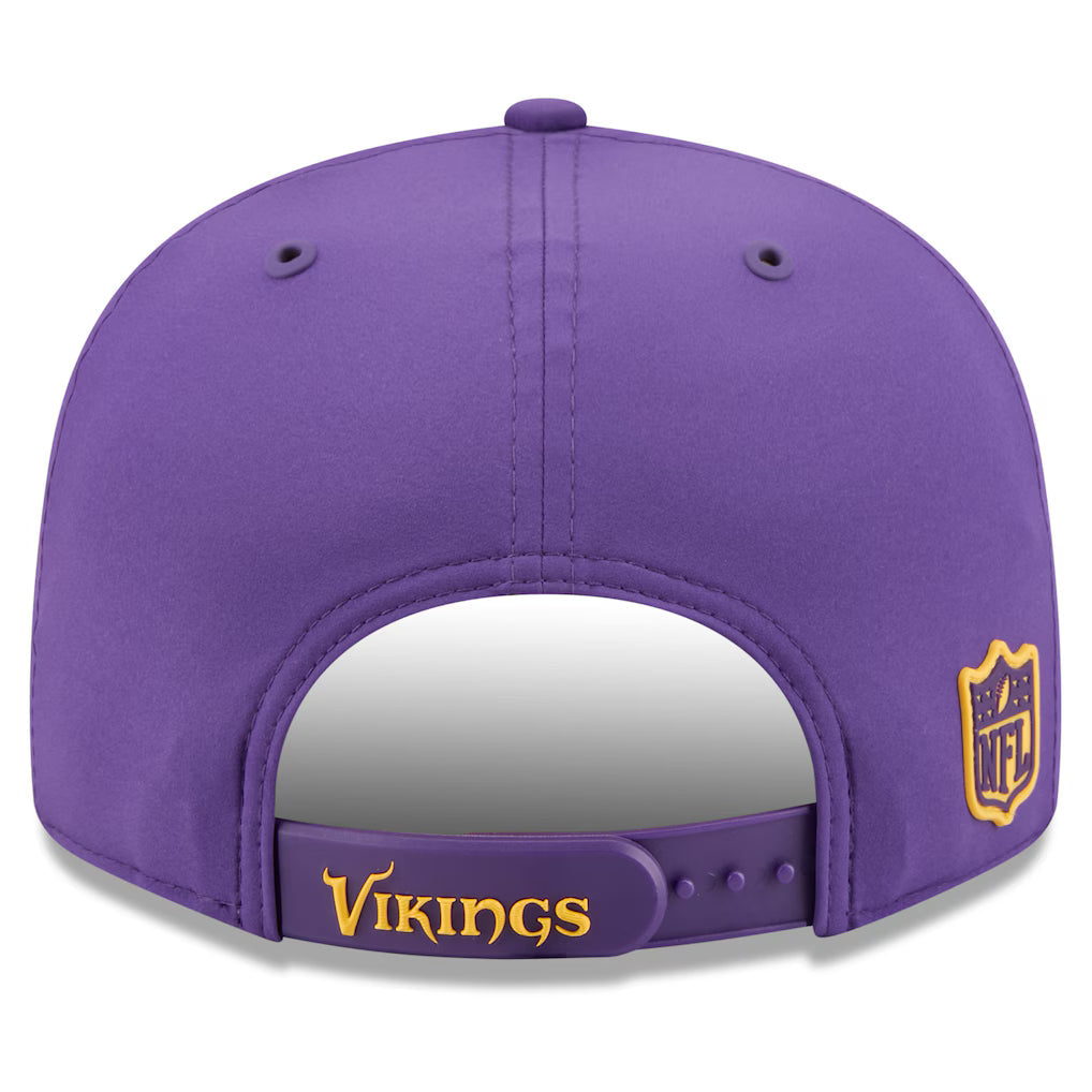 Minnesota Vikings NFL New Era Men Purple 9Fifty 2026 Sideline Snapback product image 2, provided for visual reference and