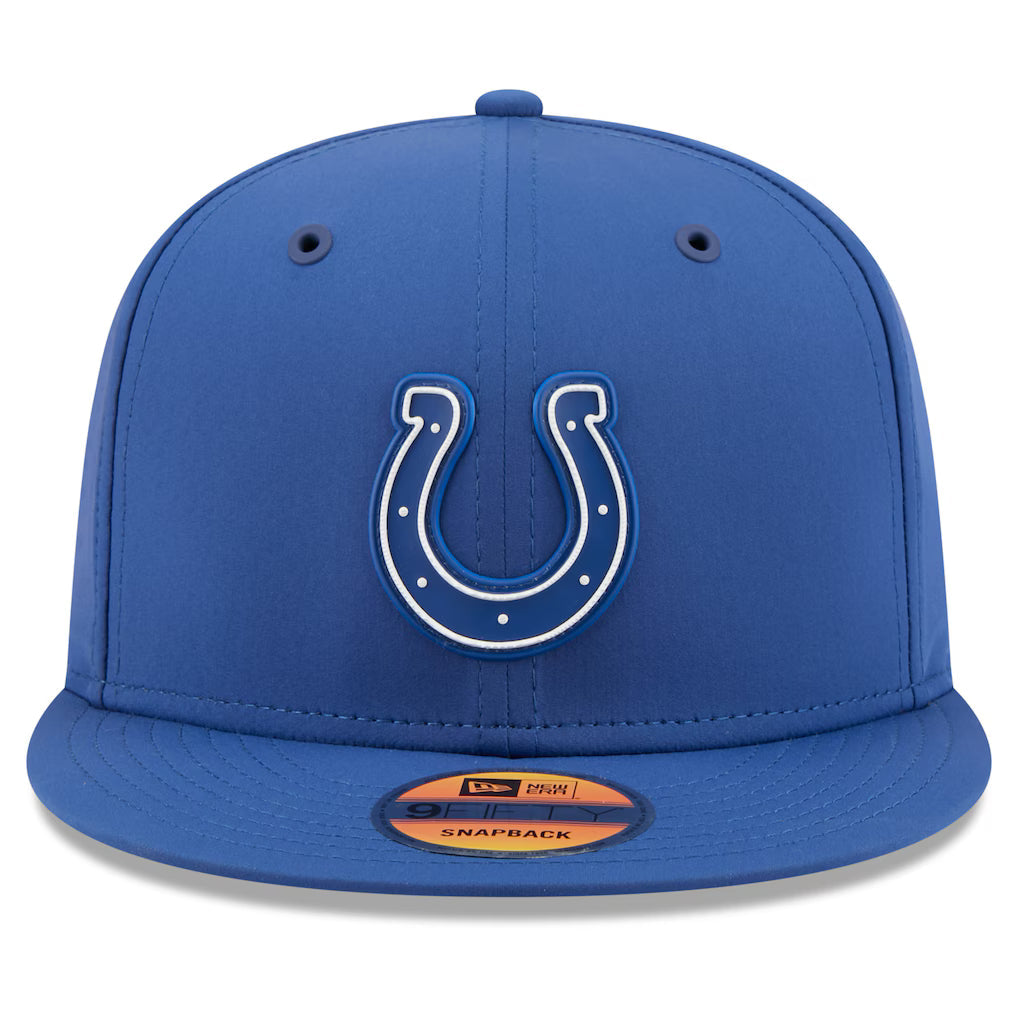 Indianapolis Colts NFL New Era Men Royal 9Fifty 2026 Sideline Snapback product image 3, provided for visual reference and