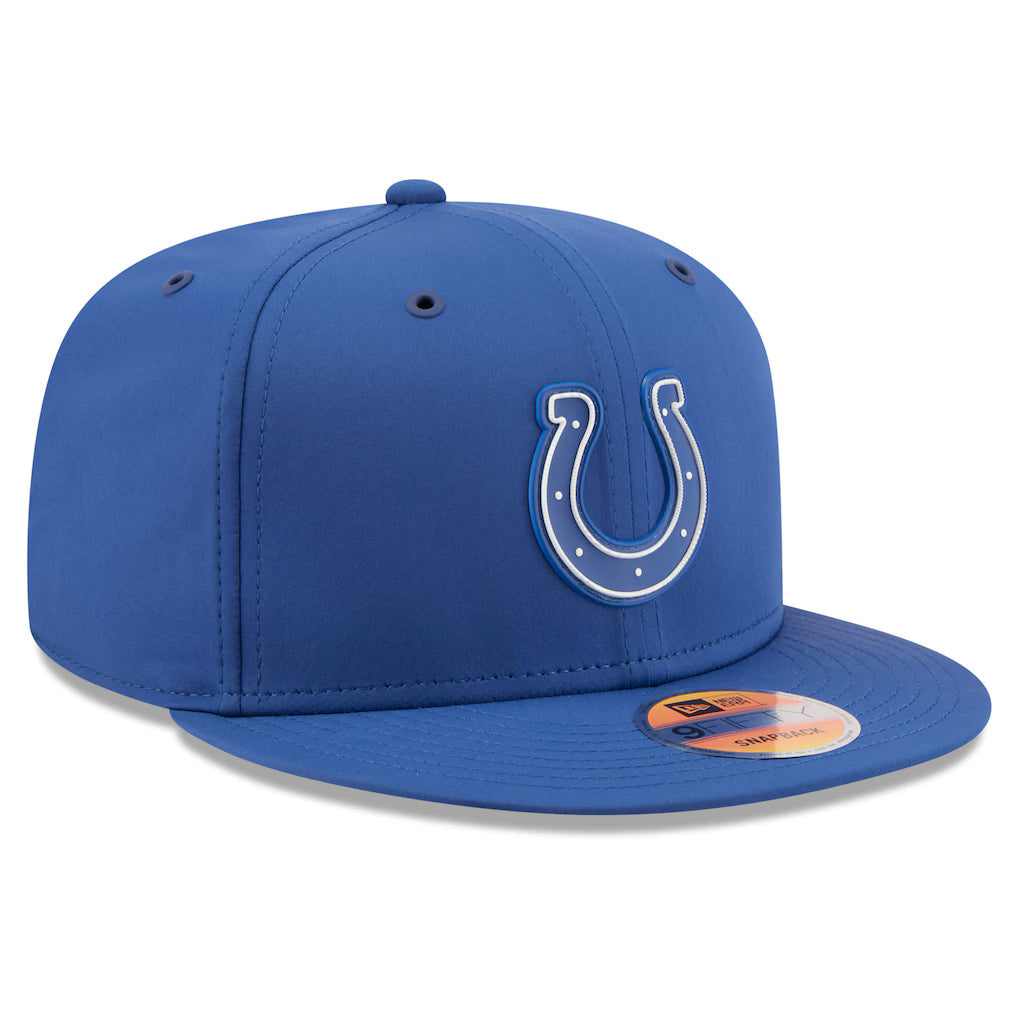 Indianapolis Colts NFL New Era Men Royal 9Fifty 2026 Sideline Snapback product image 4, provided for visual reference and