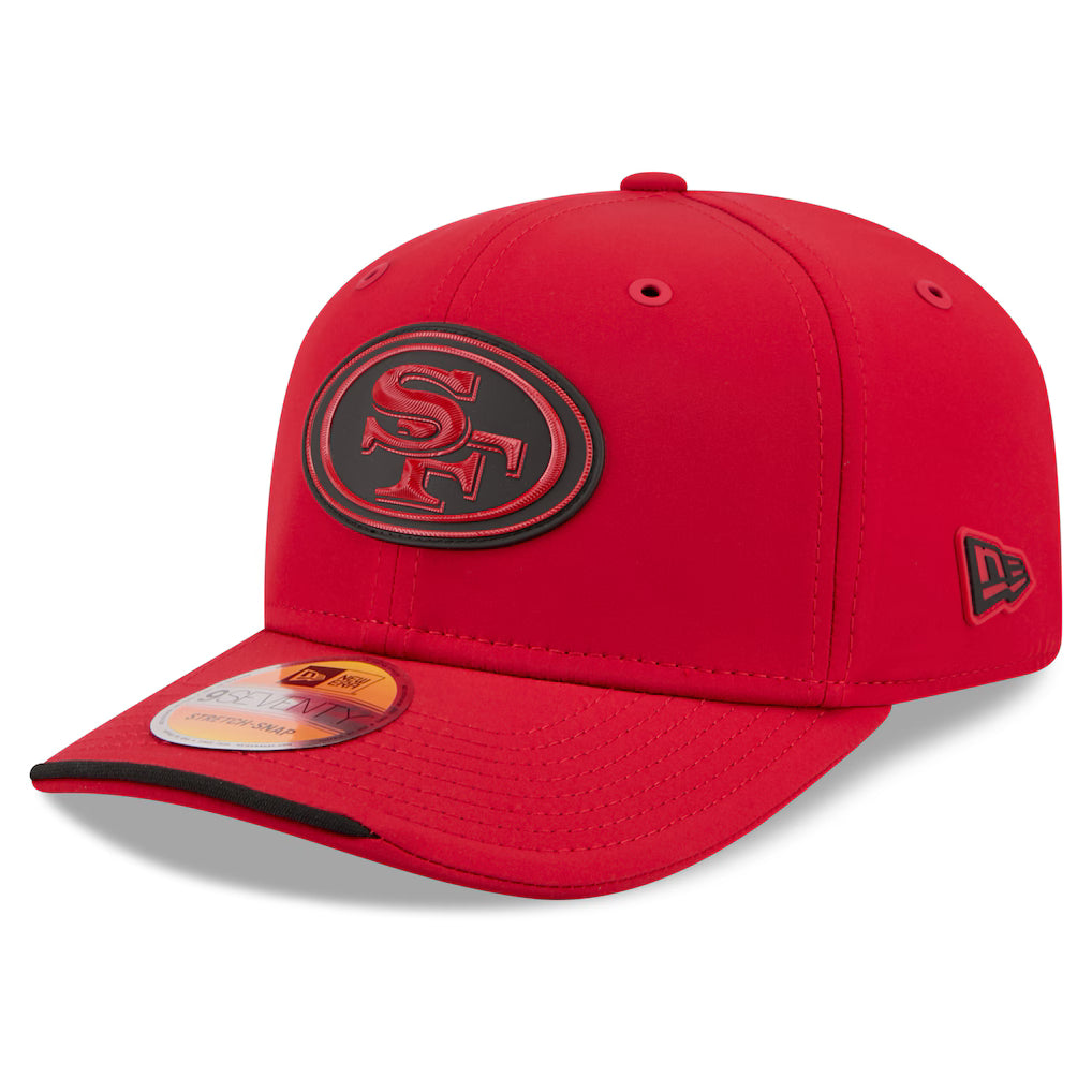 San Francisco 49ers NFL New Era Men Red 9Seventy 2026 Sideline Stretch Snapback product image 1, provided for visual