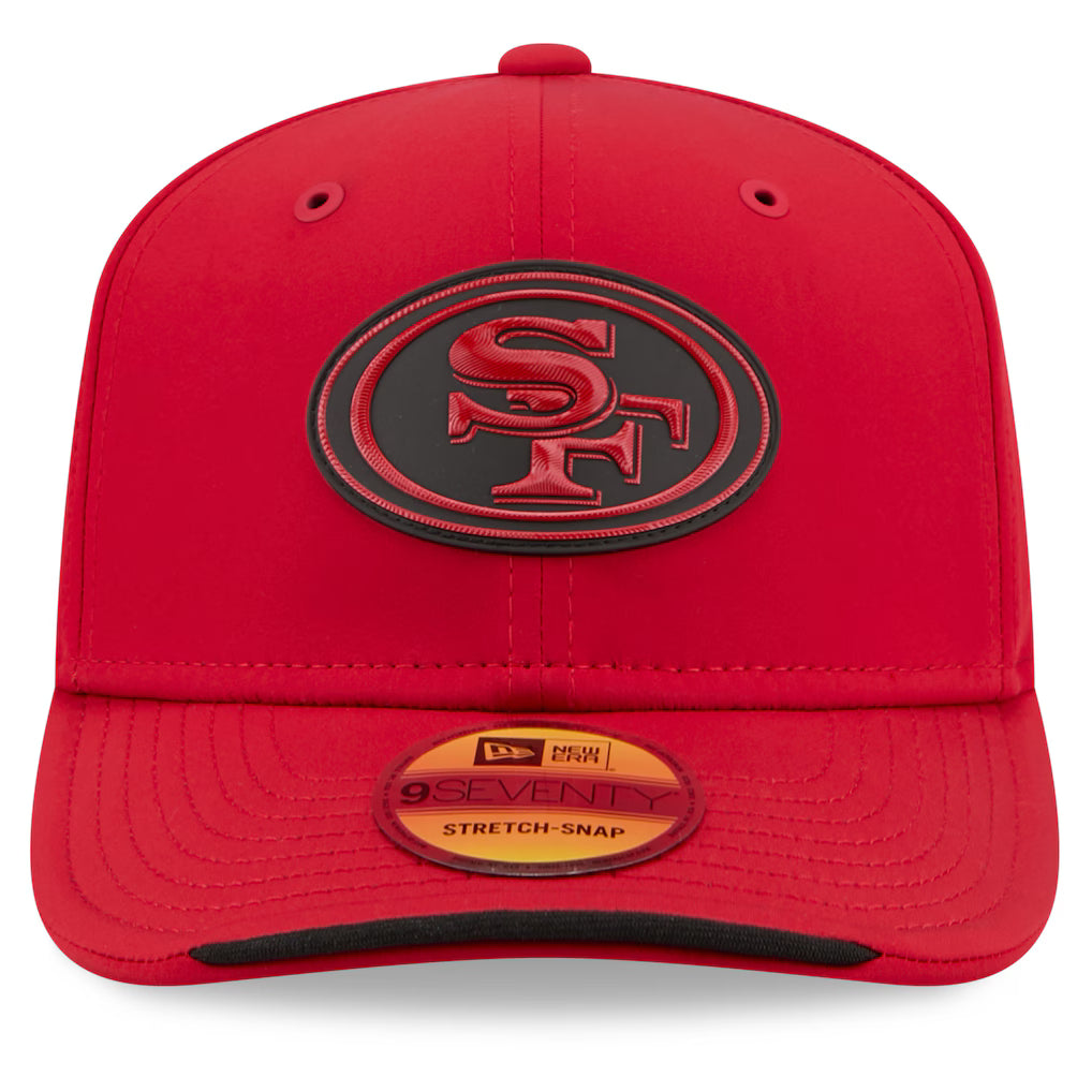 San Francisco 49ers NFL New Era Men Red 9Seventy 2026 Sideline Stretch Snapback product image 4, provided for visual