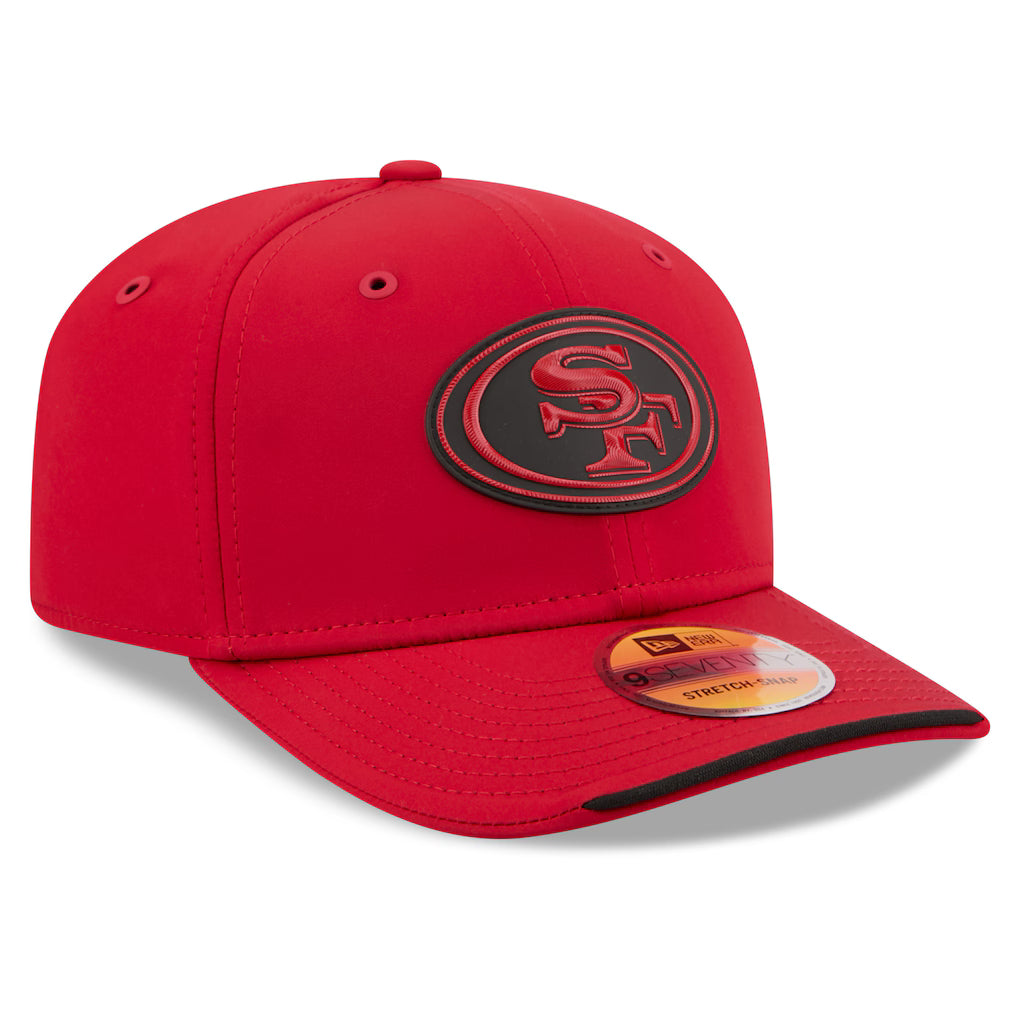 San Francisco 49ers NFL New Era Men Red 9Seventy 2026 Sideline Stretch Snapback product image 5, provided for visual