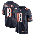Caleb Williams Chicago Bears Nike Men Navy Game Replica Jersey product image 1, provided for visual reference and product