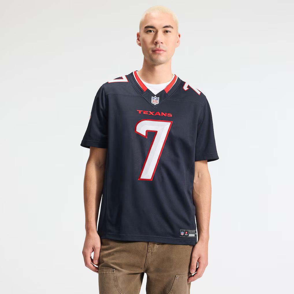 C.J. Stroud Houston Texans NFL Nike Men Pitch Blue Vapor F.U.S.E. Limited Player Sewn Jersey product image 6, provided for