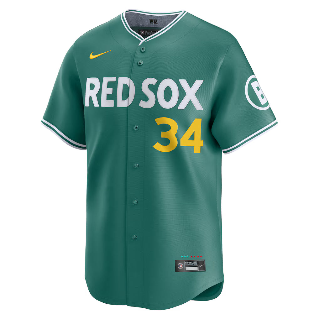 David Ortiz Boston Red Sox MLB Nike Men Green 2025 City Connect Limited Retired Player Jersey product image 1, provided for