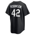 Jackie Robinson Brooklyn Dodgers MLB Nike Men Black Cooperstown Replica Player Jersey product image 1, provided for visual