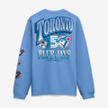 Toronto Blue Jays MLB Nike Men Light Blue 50th Anniversary Club Crew Sweatshirt product image 1, provided for visual