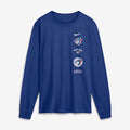 Toronto Blue Jays MLB Nike Men Royal Blue 50th Anniversary Club Long Sleeve T-shirt product image 1, provided for visual