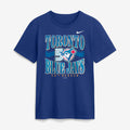 Toronto Blue Jays MLB Nike Men Royal 50th Anniversary Club T-Shirt product image 1, provided for visual reference and