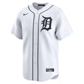 Detroit Tigers MLB Nike Men White Home Limited Jersey product image 1, provided for visual reference and product detail