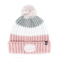 Montreal Canadiens NHL 47 Brand Women Pink/White Diana Cuff Pom Knit Hat product image 1, provided for visual reference and