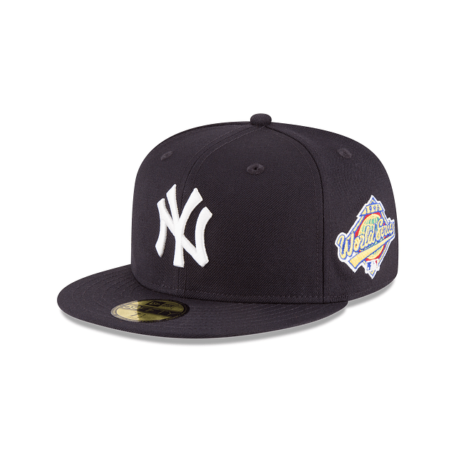New York Yankees MLB New Era Men Navy 59Fifty 1996 World Series Fitted Hat product image 1, provided for visual reference