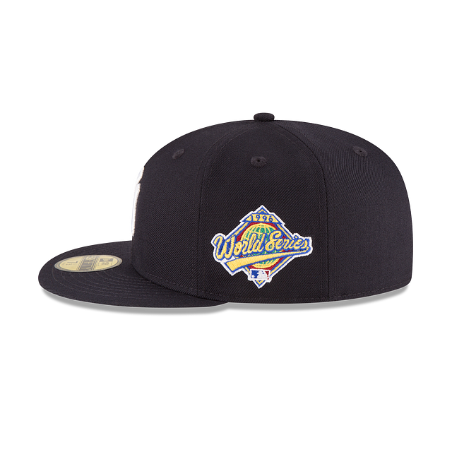 New York Yankees MLB New Era Men Navy 59Fifty 1996 World Series Fitted Hat product image 5, provided for visual reference