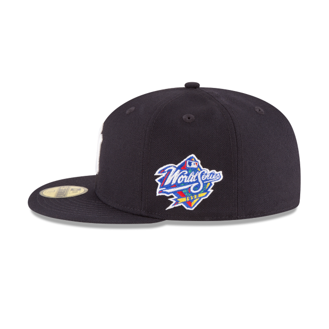 New York Yankees MLB New Era Men Navy 59Fifty 1998 World Series Fitted Hat product image 5, provided for visual reference