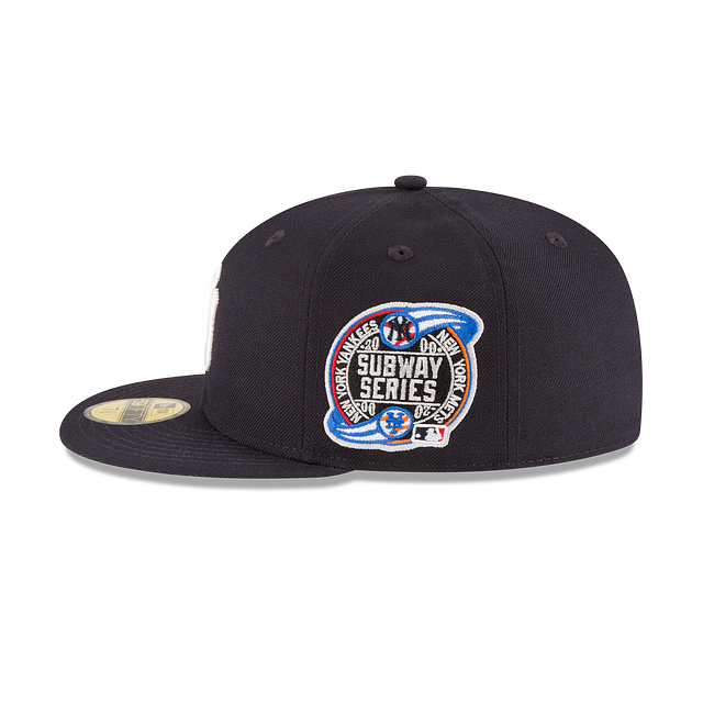 New York Yankees MLB New Era Men Navy 59Fifty 2000 Subway Series Fitted Hat product image 5, provided for visual reference